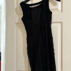Brand new Black lacy dress with tags